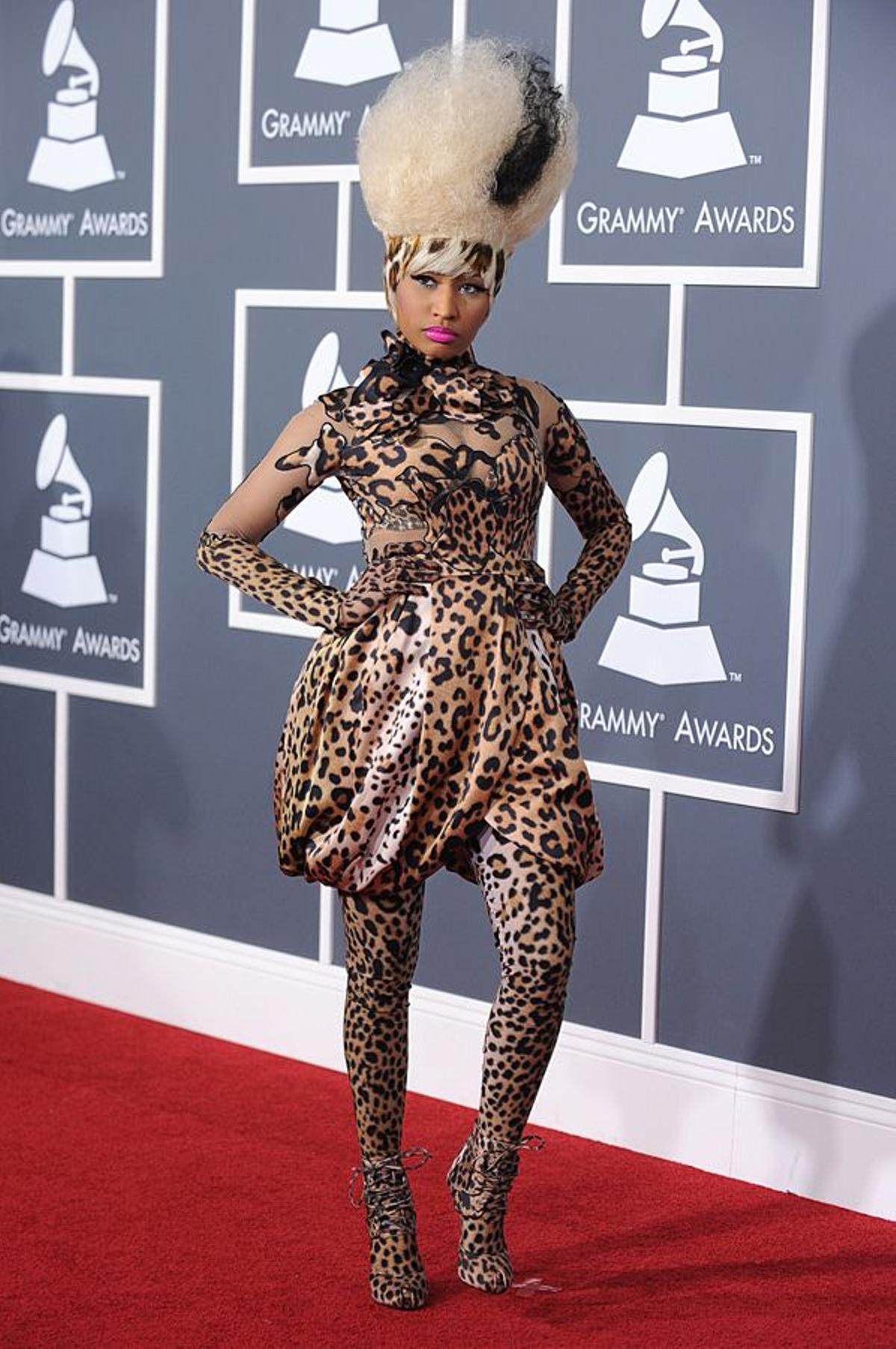 Las peor vestidas de los Grammy: Nicki Minaj