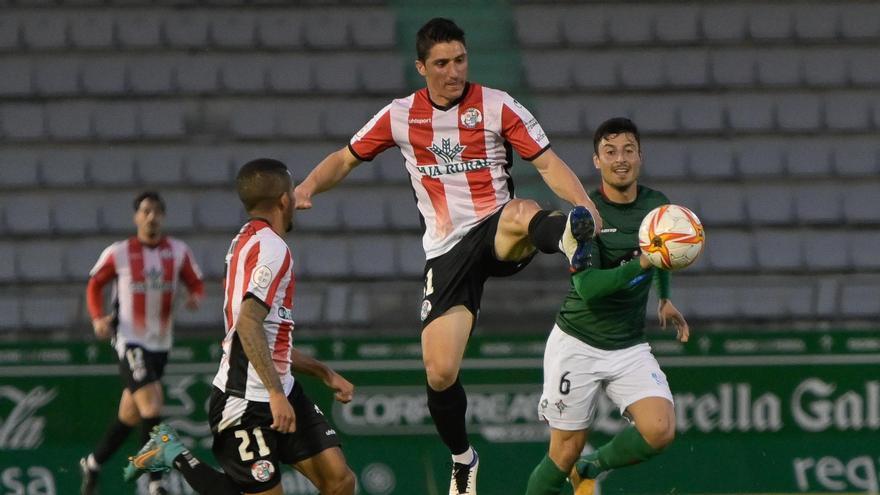 Jorge Fernández, durante un partido con el Zamora CF