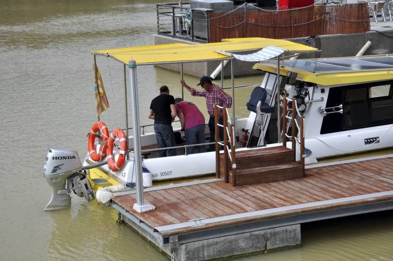 Fotogalería: Los barcos surcan de nuevo el Ebro