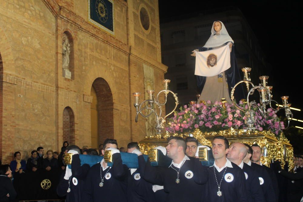 La Samarita, La Verónica y la Santísima Madre Dolorosa procesionaron por el Paseo Vista Alegre