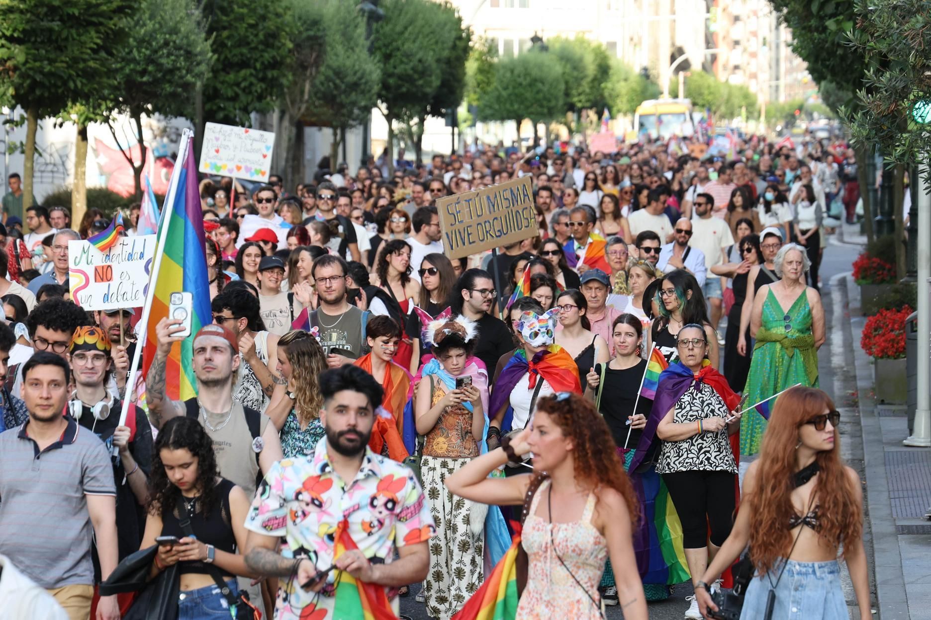 Una multitudinaria marcha celebra el Orgullo más colectivo en Vigo