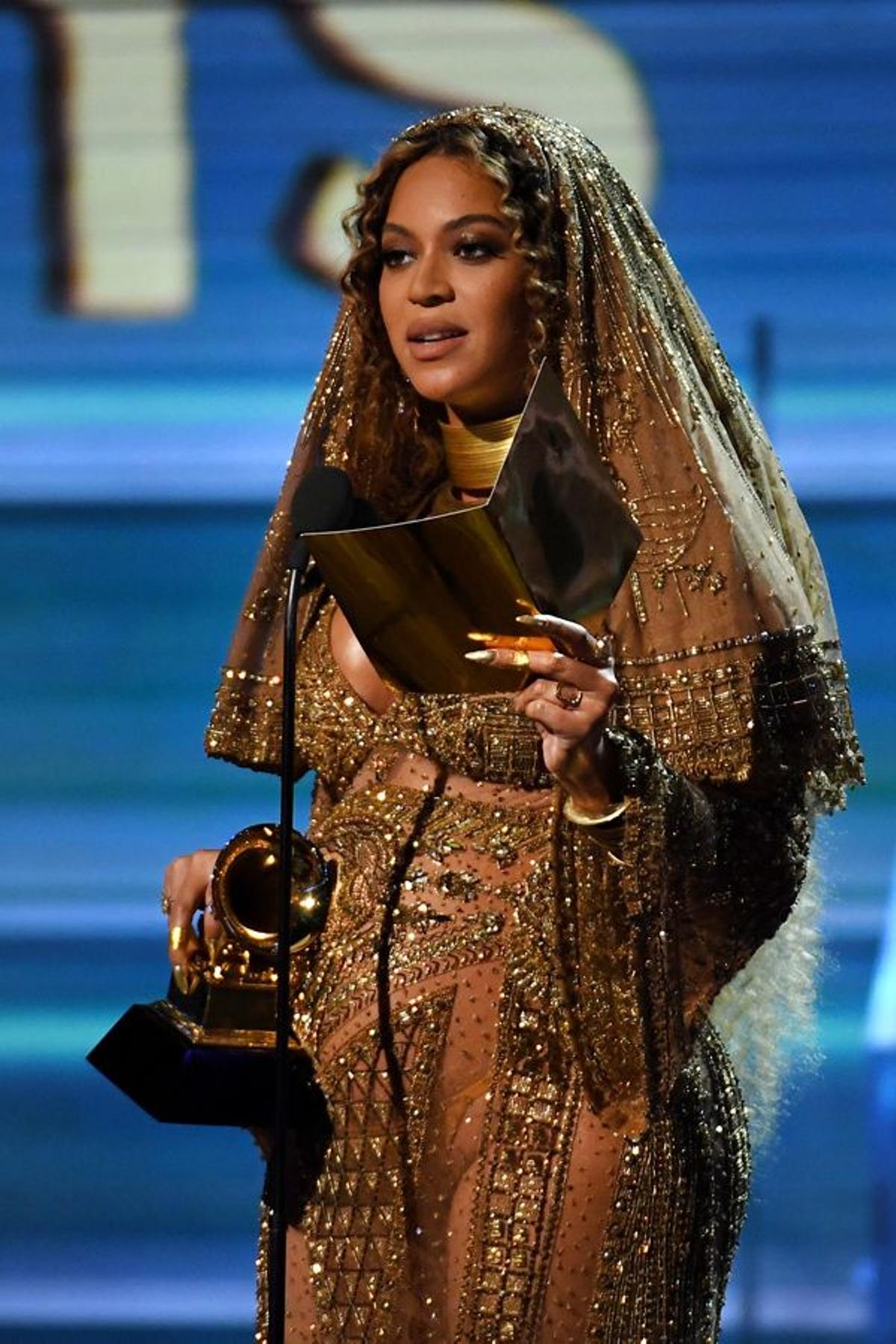 Premios Grammy, Beyoncé en su discurso de aceptación del Grammy