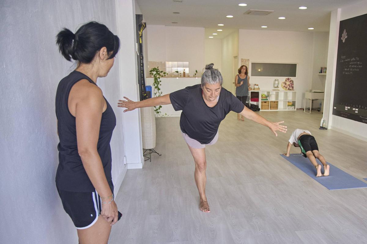 Imatge dels entrenaments al centre Entrenament en femení