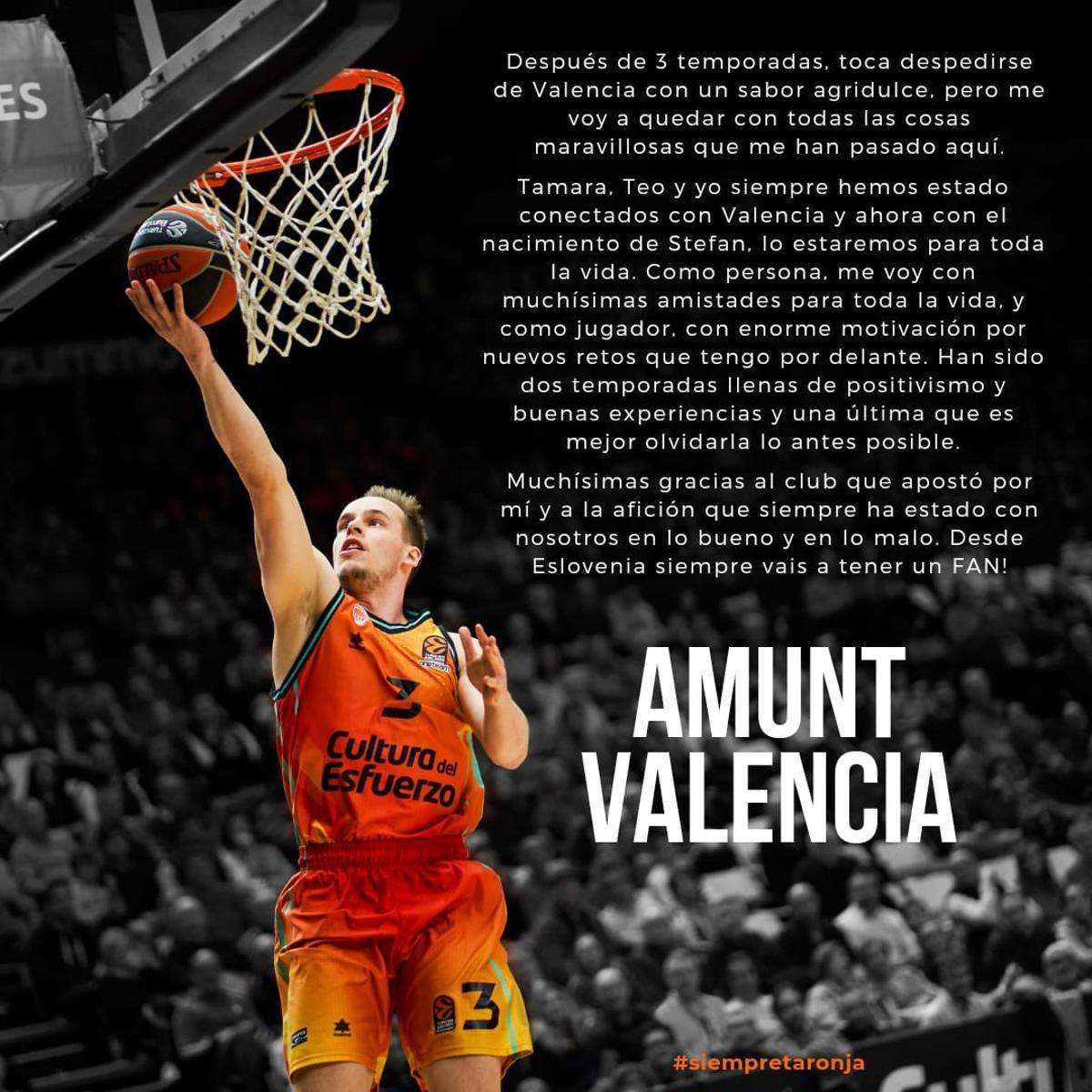 Las palabras de despedida en redes de Prepelic