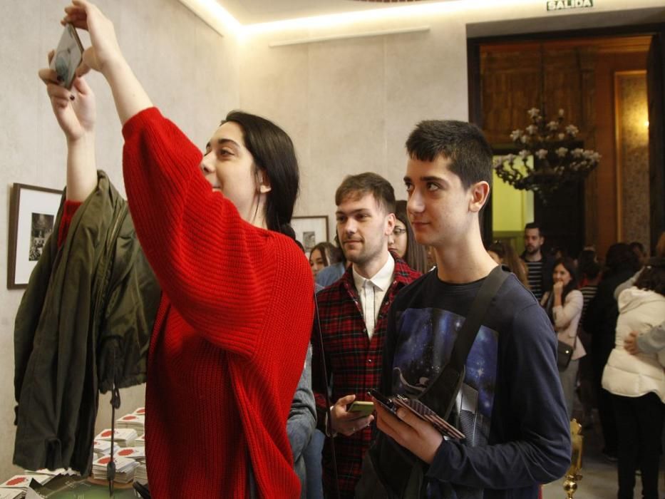 Ana Guerra, en el Ayuntamiento de Murcia