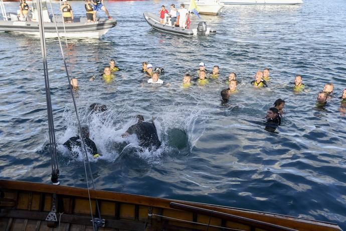 21-09-19 DEPORTES. BAHIA DEL PUERTO. LAS PALMAS DE GRAN CANARIA. Vela latina. Desempate Guanche-Tomás Morales por el título del Campeonato. Fotos: Juan Castro.  | 21/09/2019 | Fotógrafo: Juan Carlos Castro