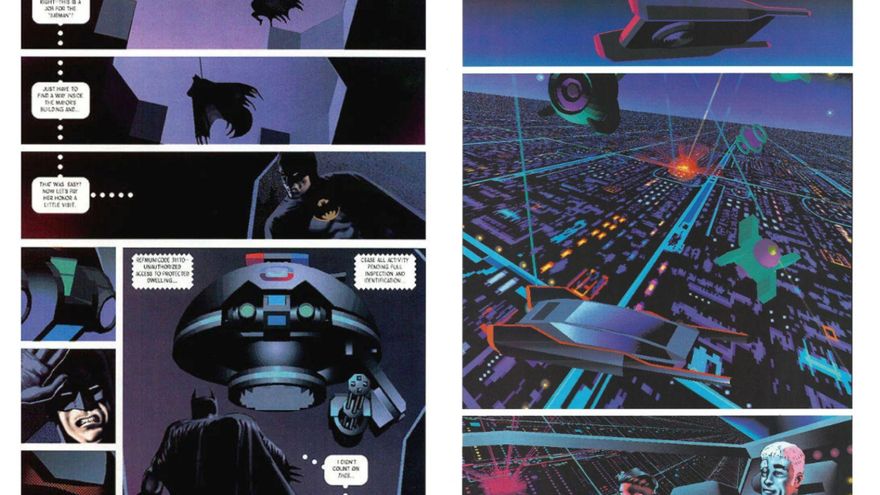 Batman en píxeles: el dibujante valenciano que creó la primera novela gráfica enteramente con ordenador en 1990