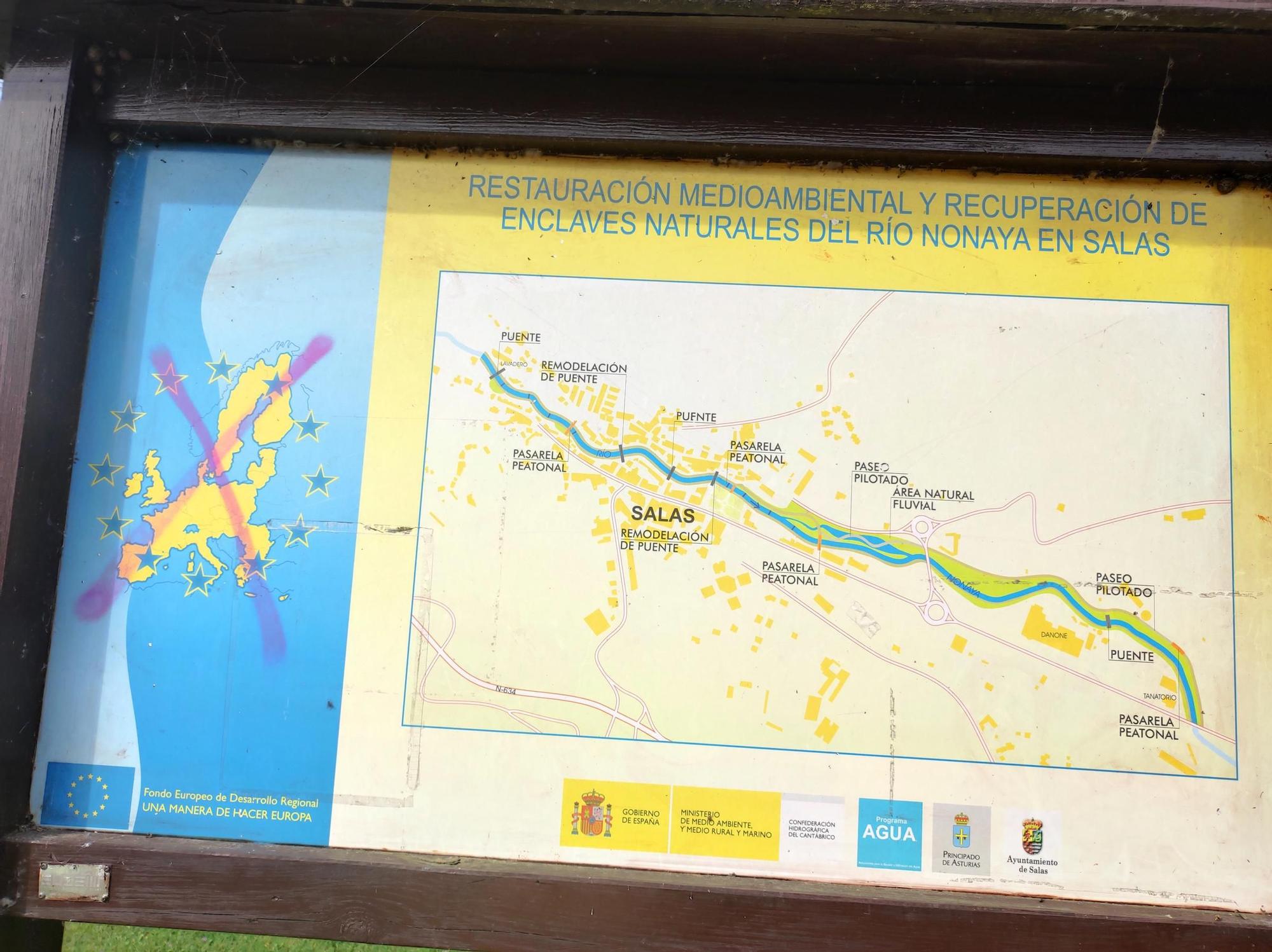 En imágenes: Así es la particular ruta del colesterol de la villa de Salas, a orillas del Nonaya