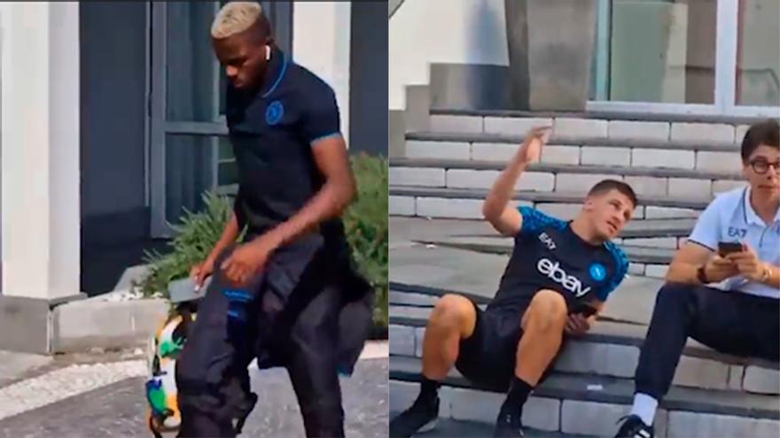 ¡Pasa de todos! La actitud de Oshimen con sus compañeros ya se ha hecho viral