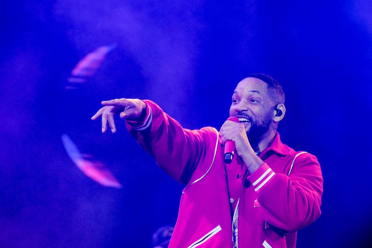 Will Smith durante su espectáculo en el Granca Live Fest 2025.