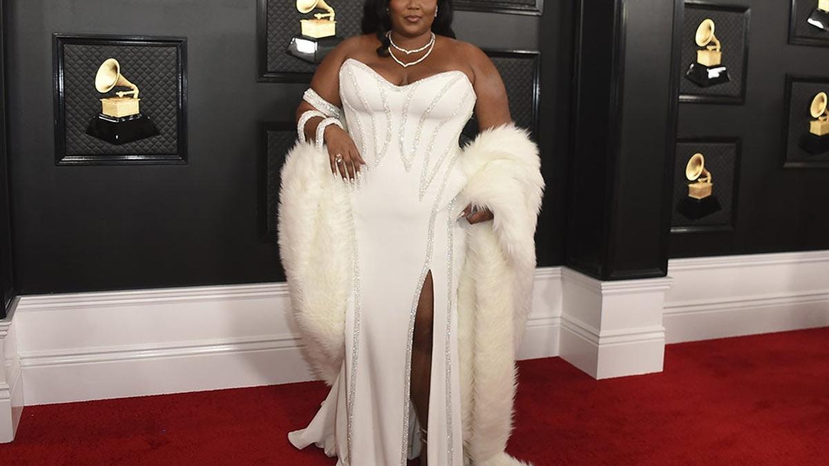 Lizzo en la entrega de los premios Grammy