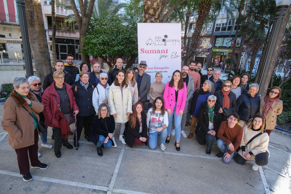 Presentació de la candidatura de Marian Campello a la Glorieta d'Elx