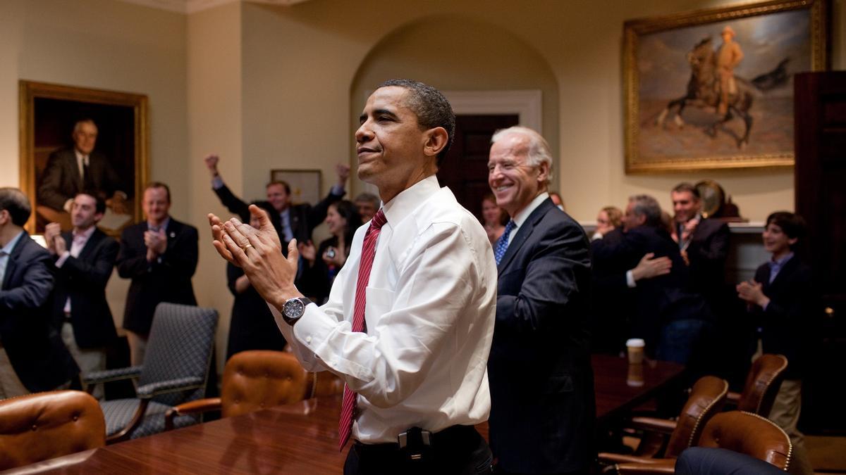 Barack Obama y Joe Biden.