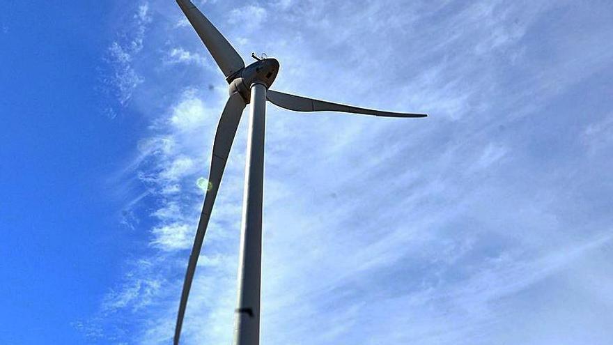 Aerogenerador de Naturgy en la localidad grancanaria de Agüimes.