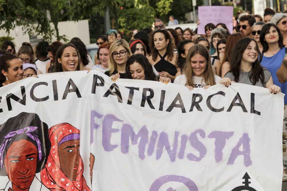 Manifestación contra la violencia patriarcal en Murcia