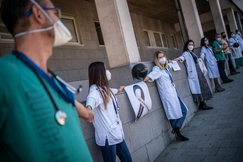 Huelga de médicos en el Hospital Nuestra Señora de La Candelaria