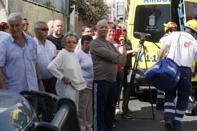 Delia Padrón suceso en Güimar , hombre con bombona y gasolina entra en un bar