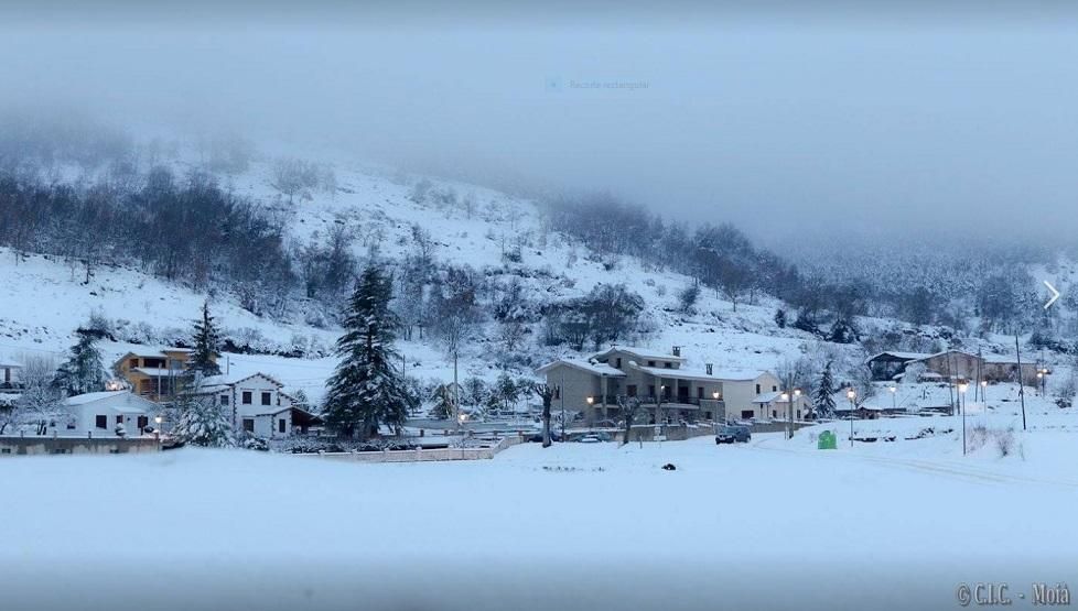 Nevada entre els termes de Moià i Collsuspina