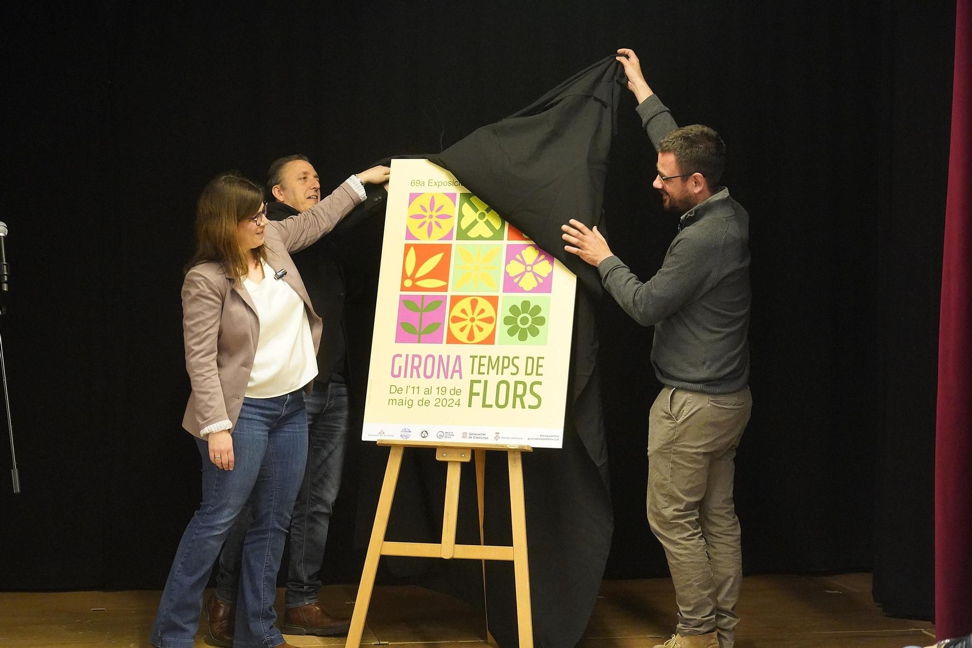 Presentació del cartell Girona, Temps de Flors 2024