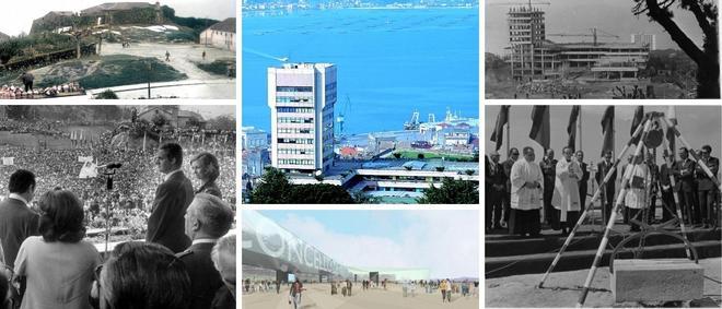 Medio siglo en el 'skyline' de Vigo: del Palacio Municipal al Concello.