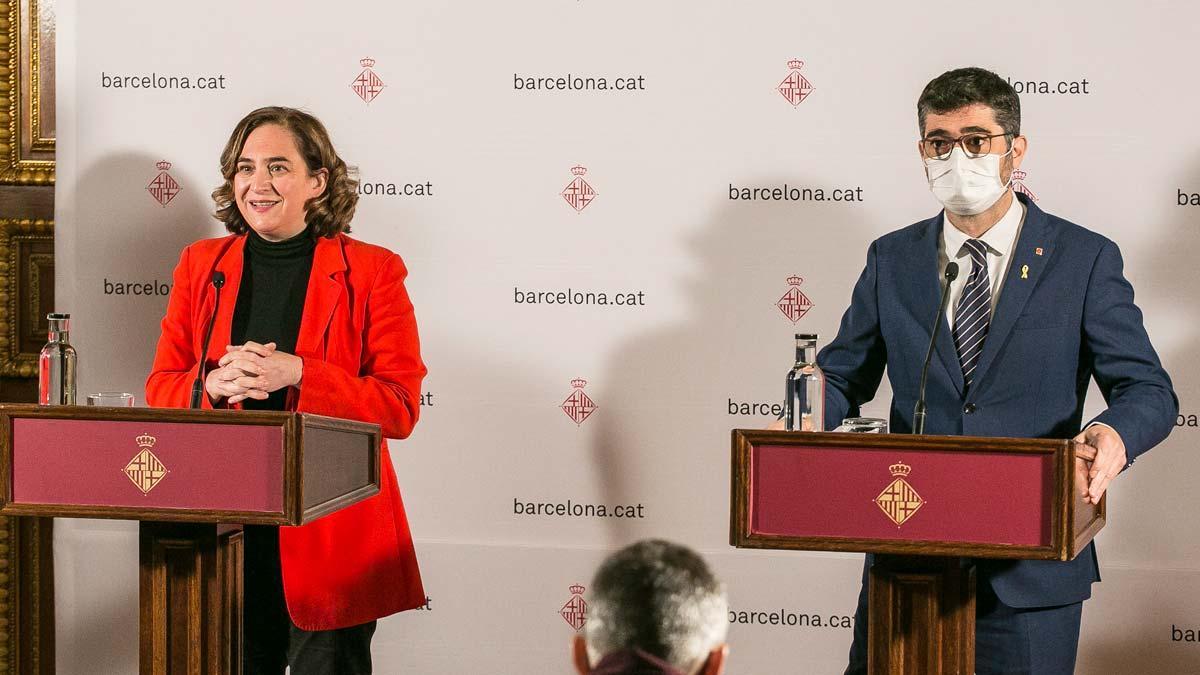 Colau y Puigneró se reúnen para impulsar la transformación del entorno del Besòs, en Barcelona