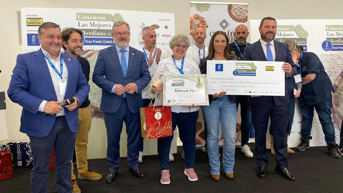 El Restaurante España, de Fermoselle (Zamora), premiado al Mejor Maridaje en el concurso Las mejores verdinas de España. Gran Premio Ciudad de Oviedo
