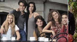 El cambio físico de los personajes de 'Friends' en tres décadas
