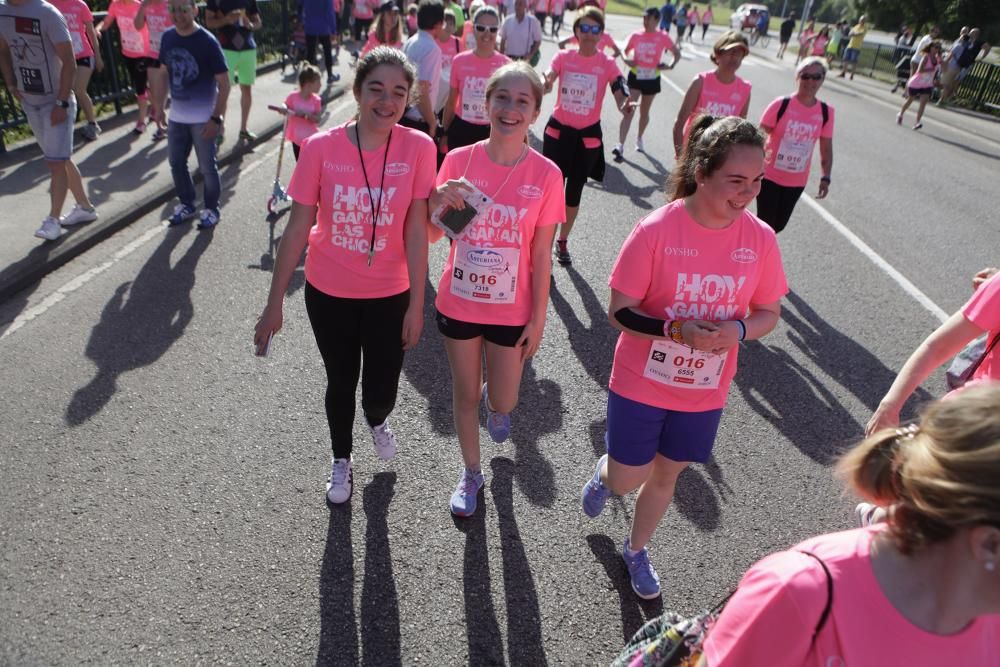 Carrera de la mujer en la zona este de Gijón.