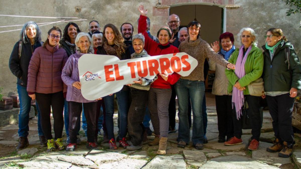 Mireia en la inauguración de El Turrós.