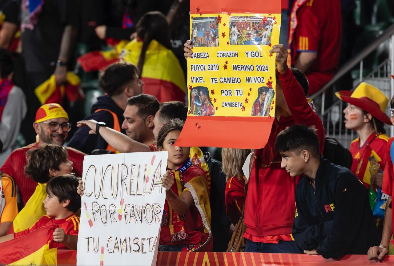 España - Georgia, en imágenes