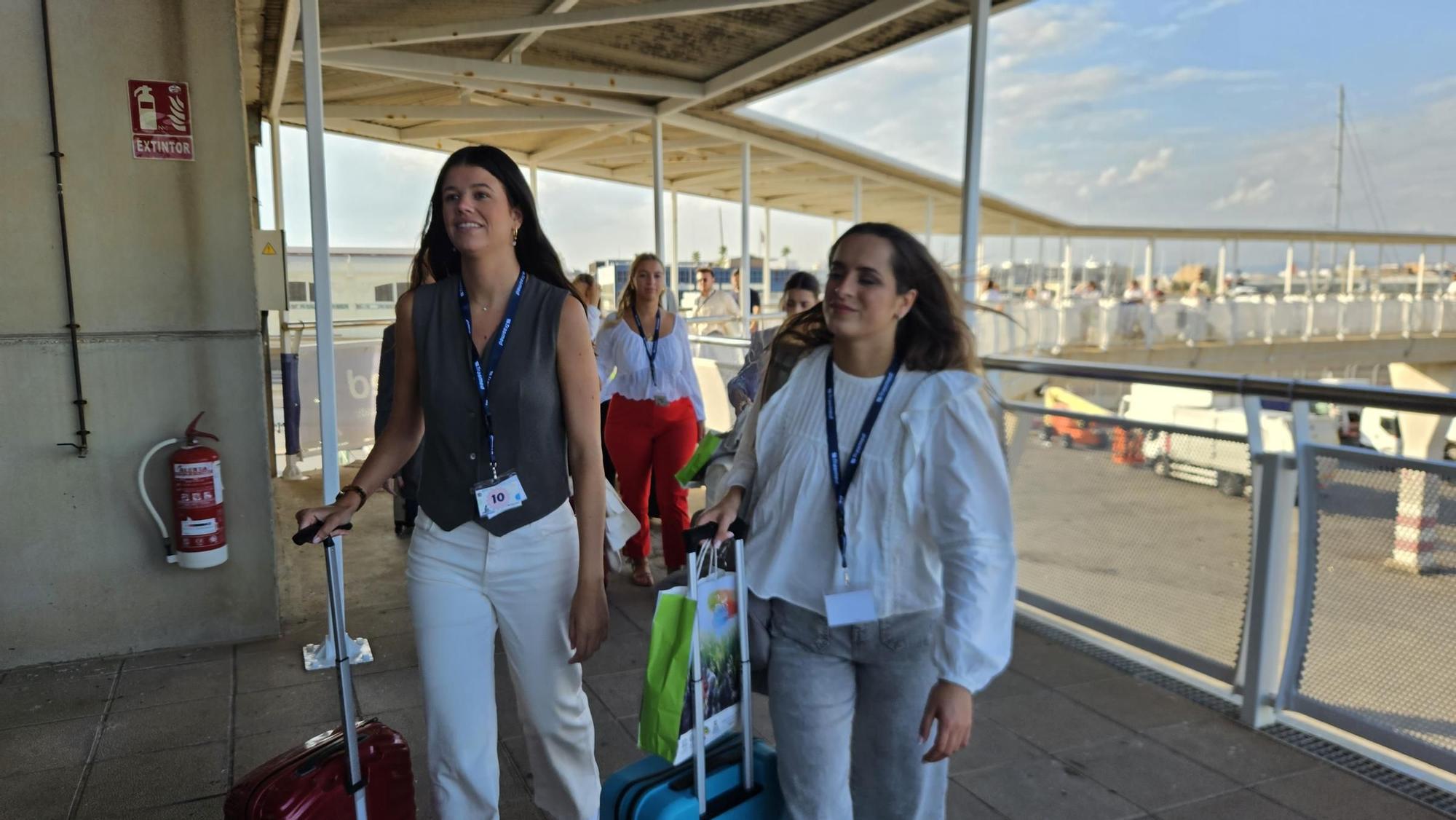 Fin del camino. Las falleras de 2024 y 2025 finalizan la escapada a Ibiza