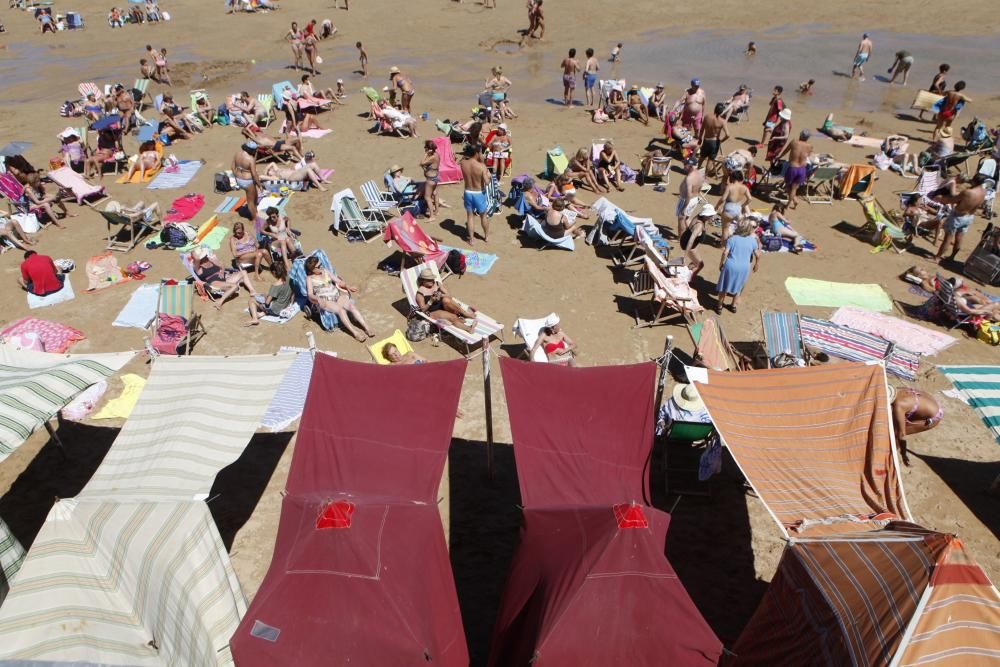 Día de playa en Asturias