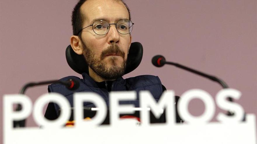 Echenique afirma que el Rey no logró representar a todos los españoles