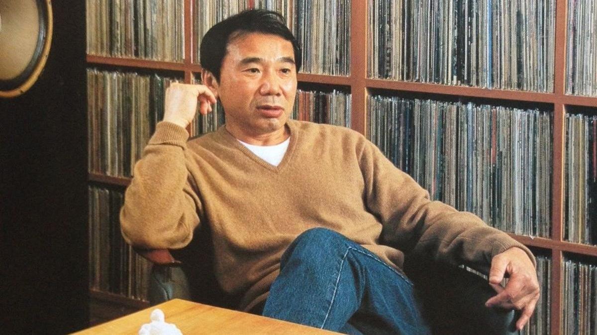 El escritor japonés superventas Haruki Murakami.