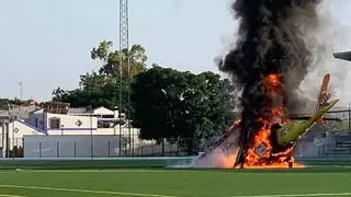 Un escape de oxígeno en la cabina, posible causa del incendio del helicóptero del 061