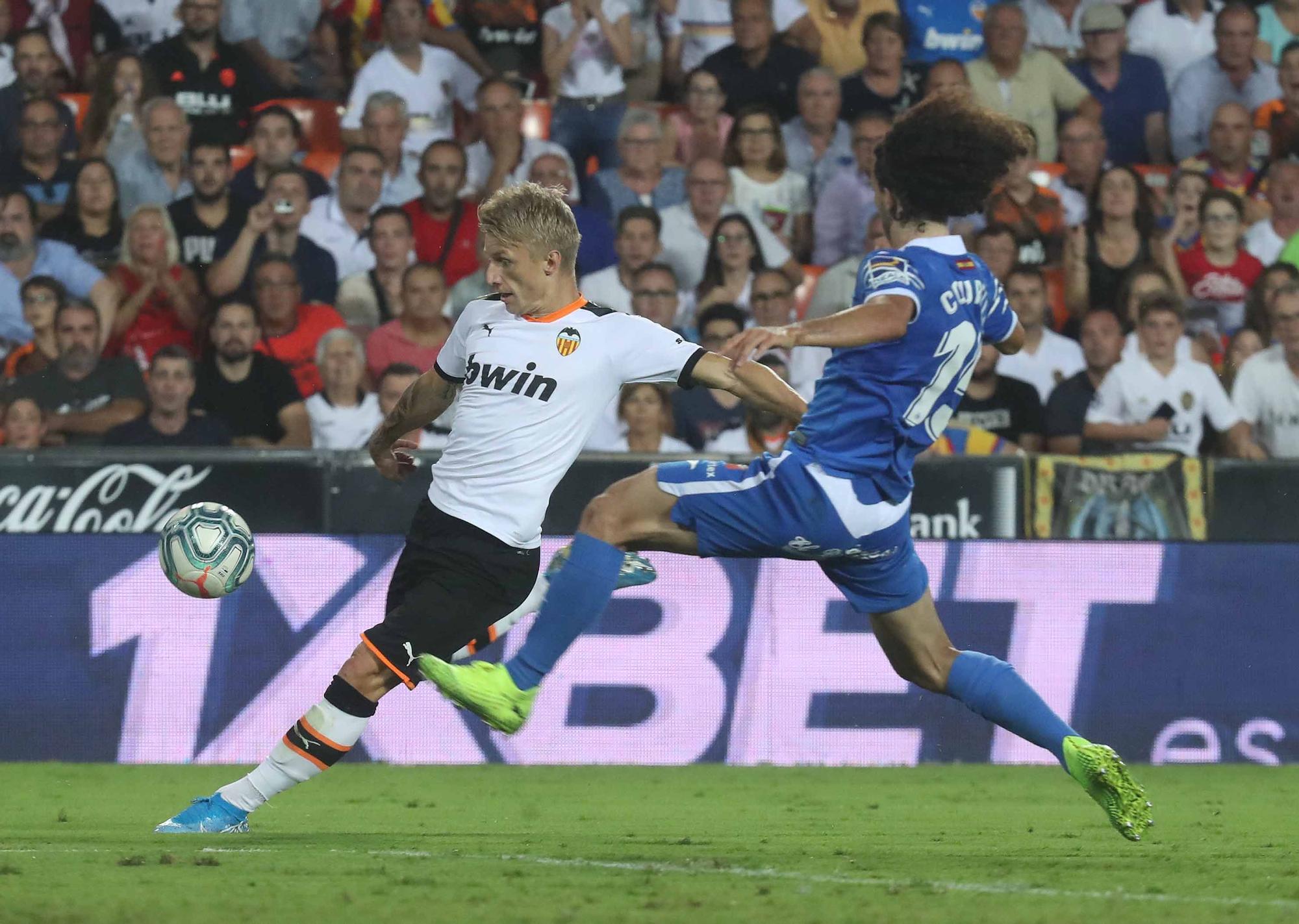 Los enfrentamientos Valencia CF - Getafe con Bordalás en el banquillo madrileño