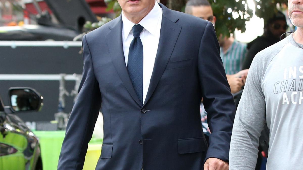 Chris Noth en el set de 'And Just like that'