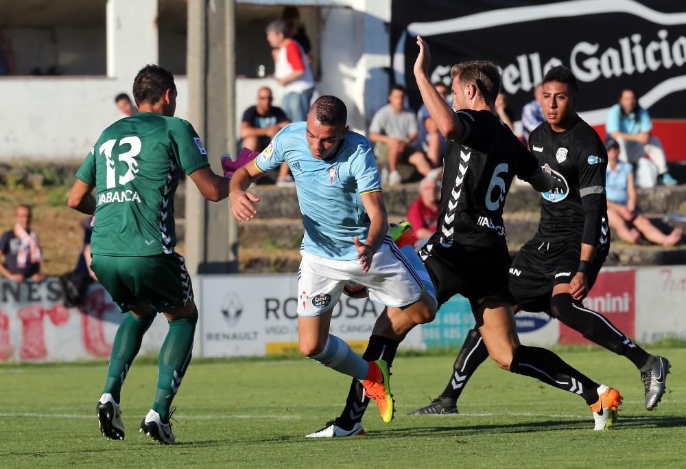 Los celestes se adelantaron mediante el juvenil Brais Méndez pero terminaron cayendo en el campo del Gran Peña por dos goles a balón parado