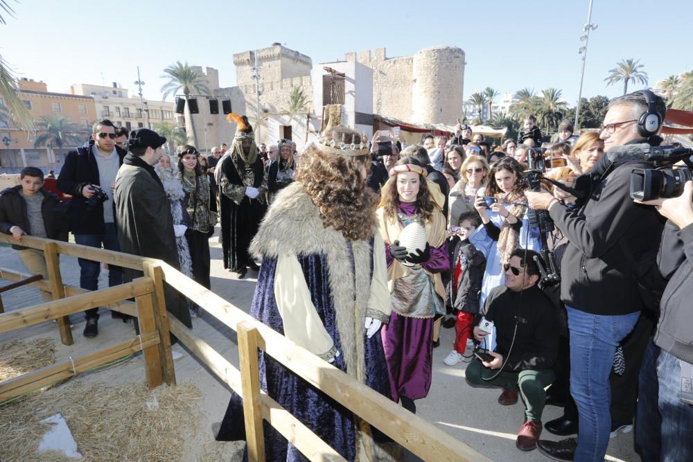 Los Reyes Magos en el Belén Viviente de Elche