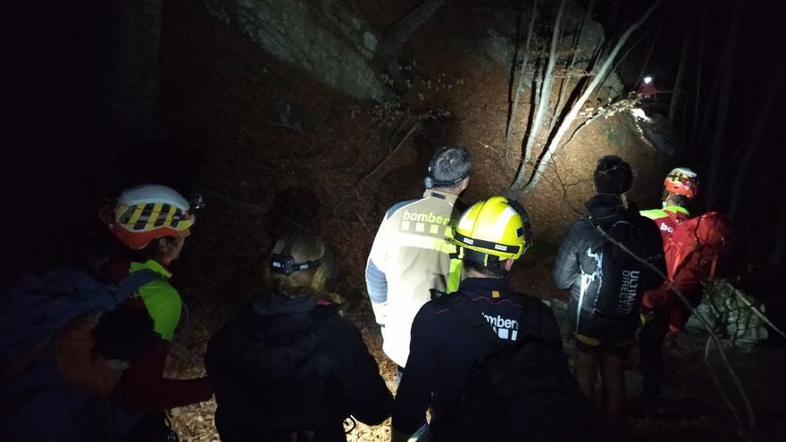 Rescaten dues persones al Montseny, una d&#039;elles ferida després de caure per un torrent