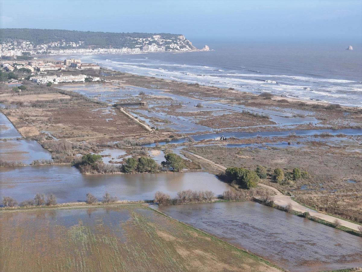 Danys a Torroella de Montgrí pel temporal Harry