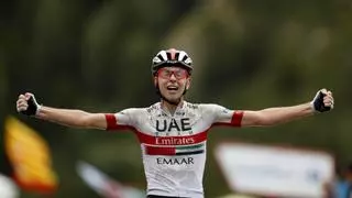El día que Tadej Pogacar dio el 'susto' en la Vuelta a España