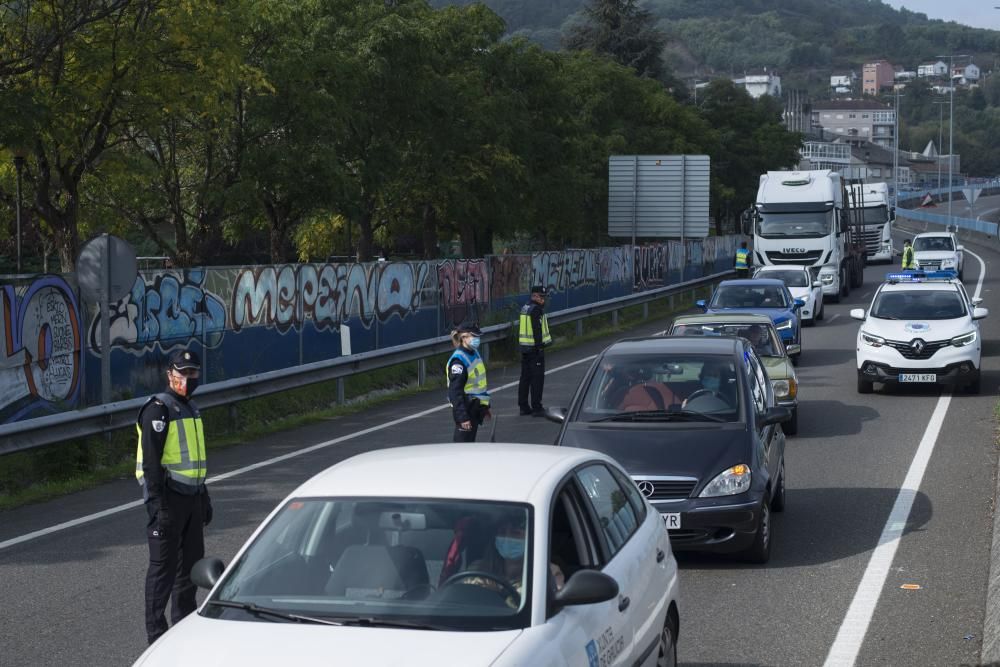 Así fue la primera jornada de cerrojo a Ourense. // B.L/C.P