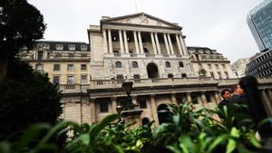 Imagen de la fachada del Banco de Inglaterra en Londres, Reino Unido. EFE/ANDY RAIN