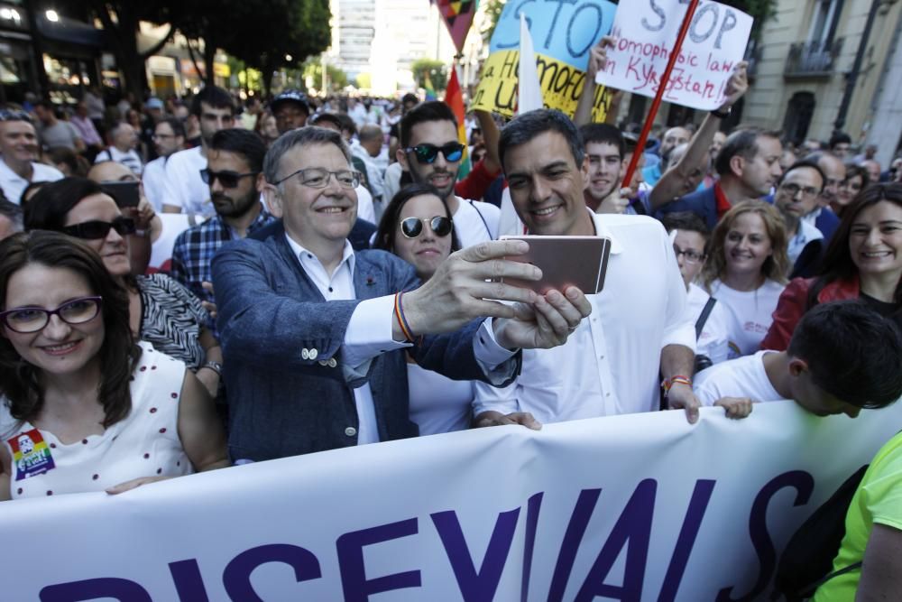 Manifestación del Orgullo LGTBi en Valencia