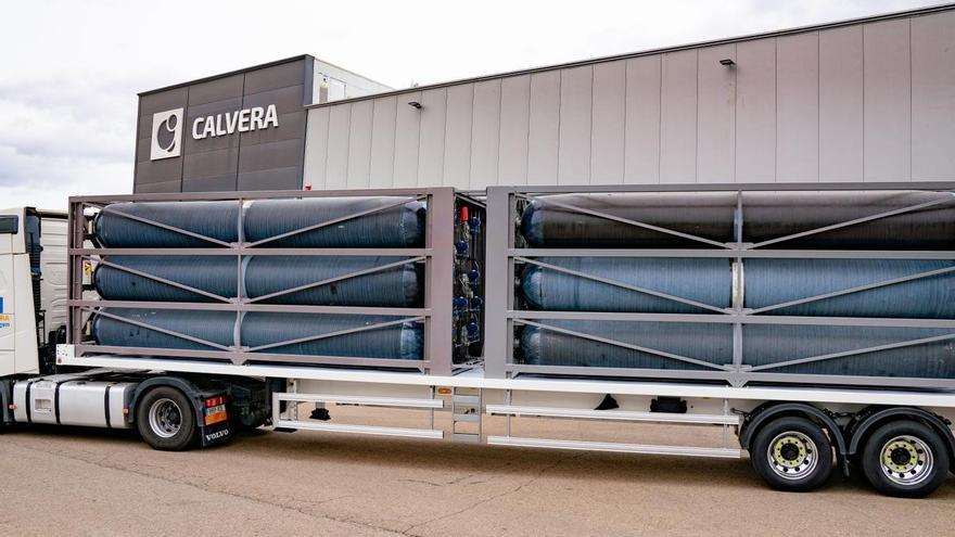 La empresa de Zaragoza Calvera diseña el mayor &#039;tube trailer&#039; para transportar hidrógeno del mundo