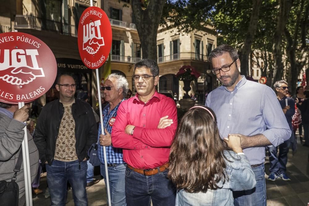 Manifestación del Primero de Mayo en Palma