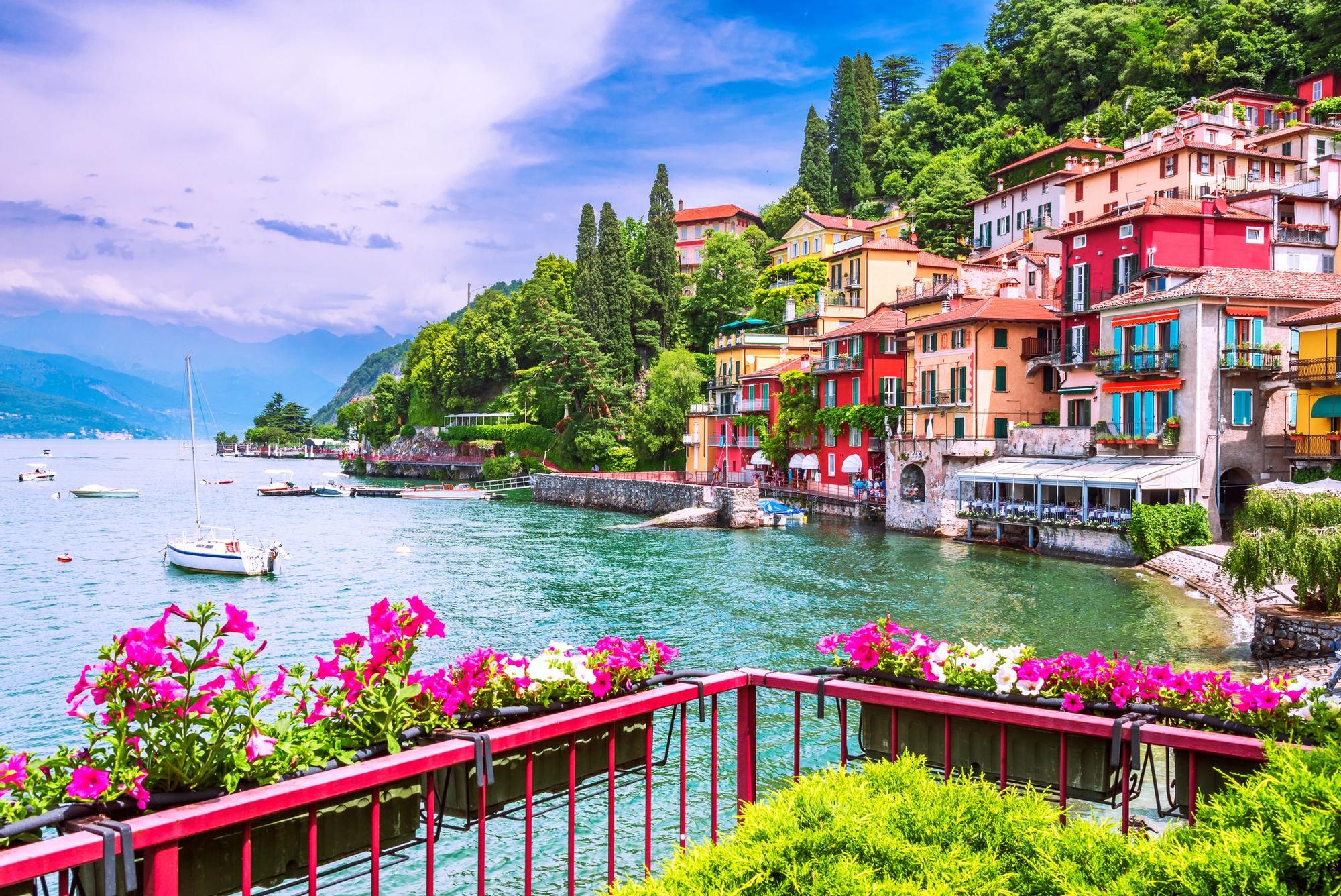 Varenna, una de las villas a orillas del lago de Como.