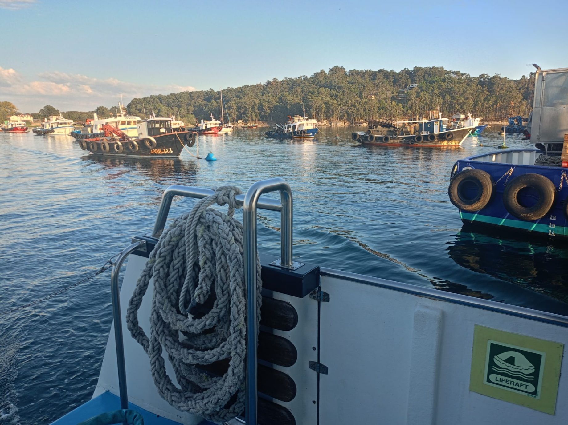 La ruta de «Viños singulares polo mar» a bordo del catamarán «Gran Cormorán Jet», esta tarde-noche.