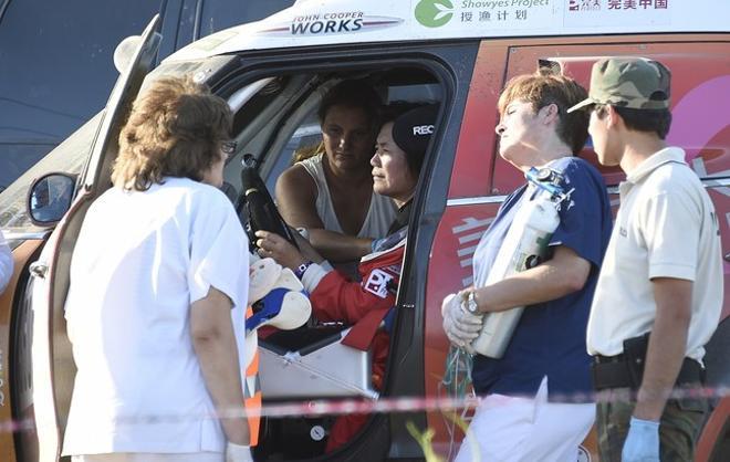 El accidente de Guo Meiling en el Dakar 2016